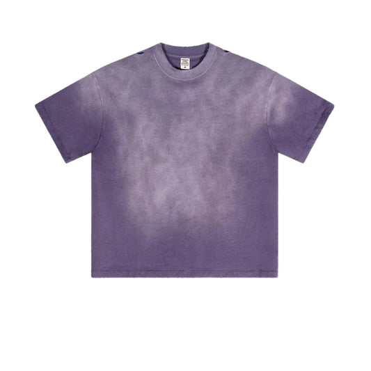 Washed Gradient Distressed T-Shirt