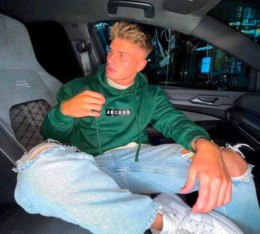 Absurd Green Hoodie