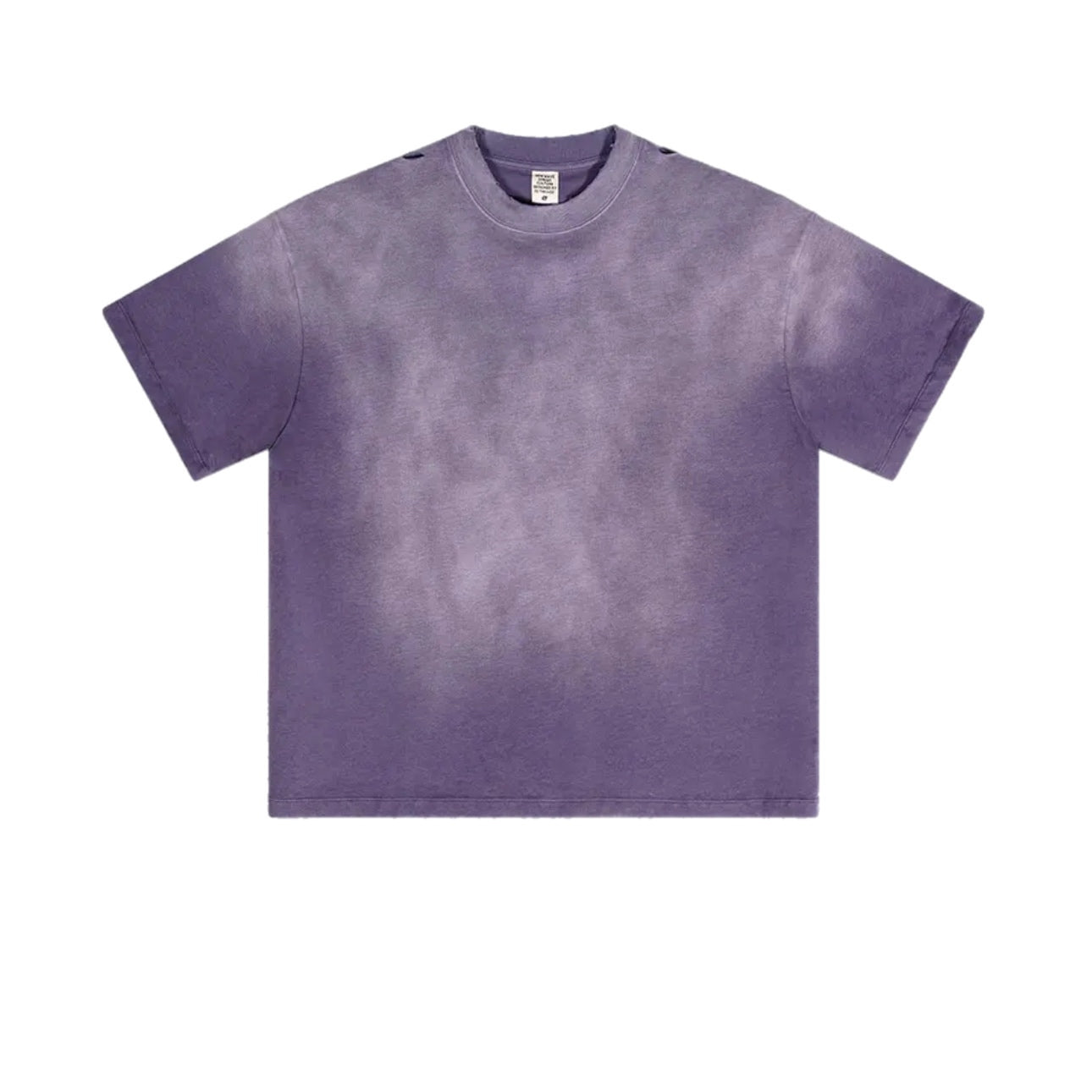 Washed Gradient Distressed T-Shirt