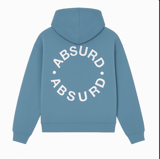 ABSURD Circle Hoodie – Blue